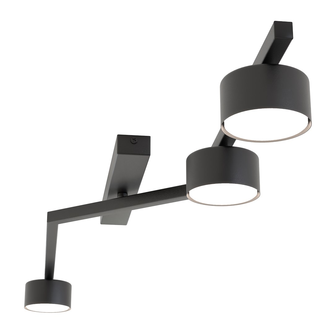 Plafondlamp Hosio Zwart - Afbeelding 4