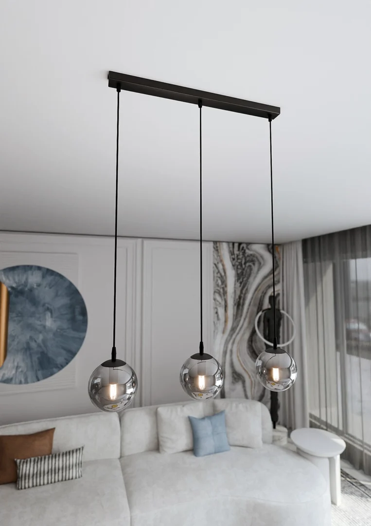 Hanglamp Girmer Zwart Ø14 cm - Afbeelding 4
