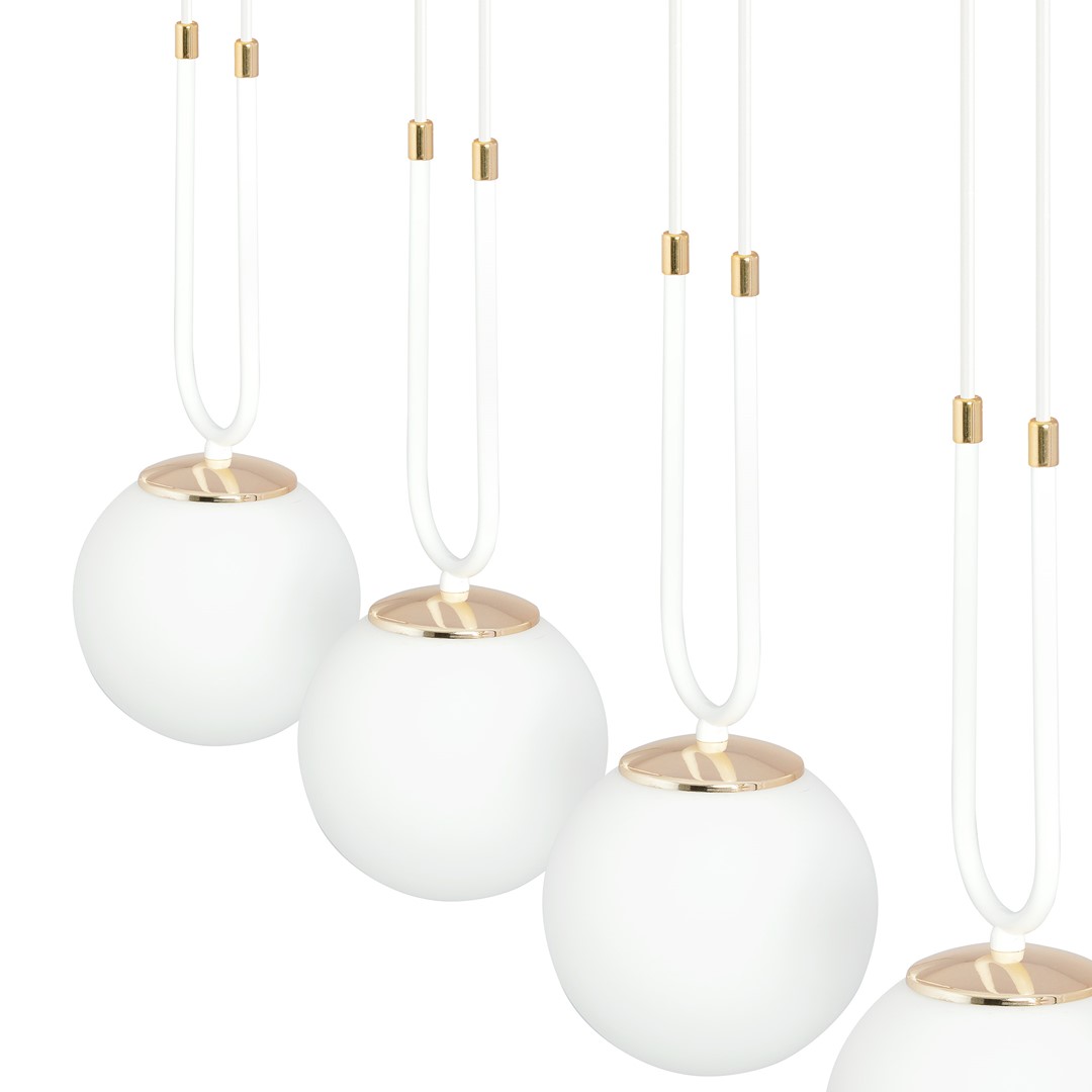 Hanglamp Sermura Wit Ø15 cm - Afbeelding 5