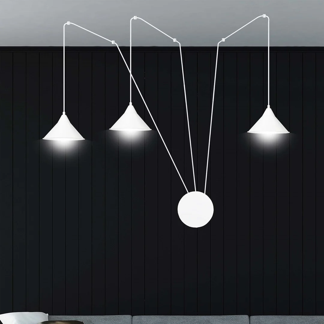 Hanglamp Prasse Wit - Afbeelding 5