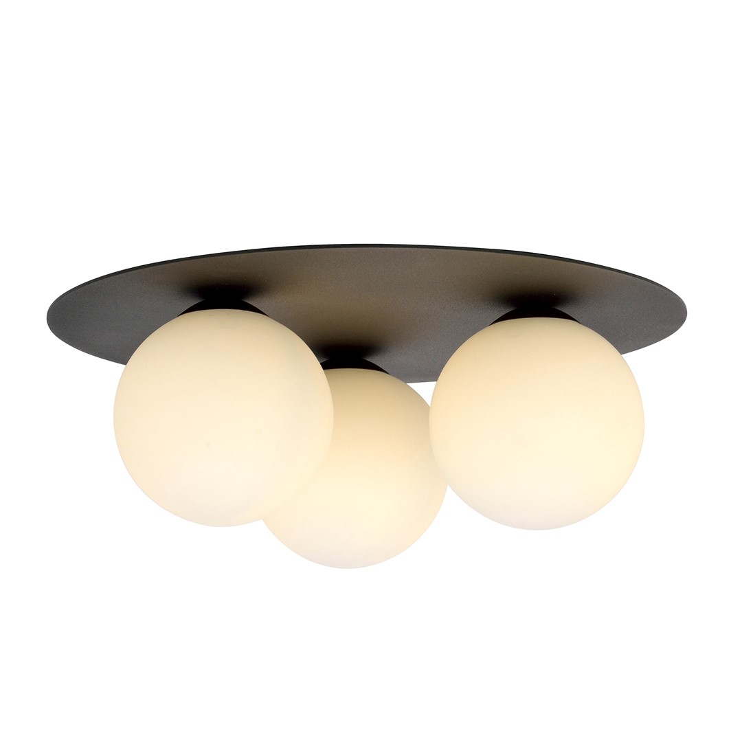 Plafondlamp Slaunena Zwart Ø15 cm - Afbeelding 5