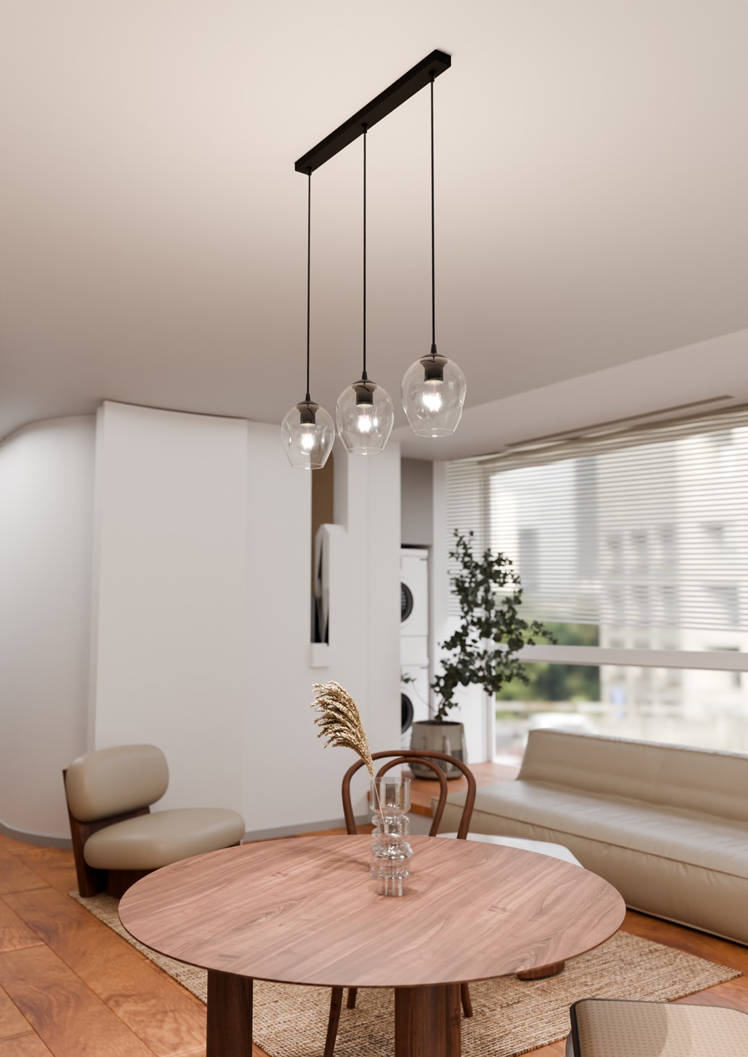 Hanglamp Flimmesta Zwart Ø14 cm - Afbeelding 5