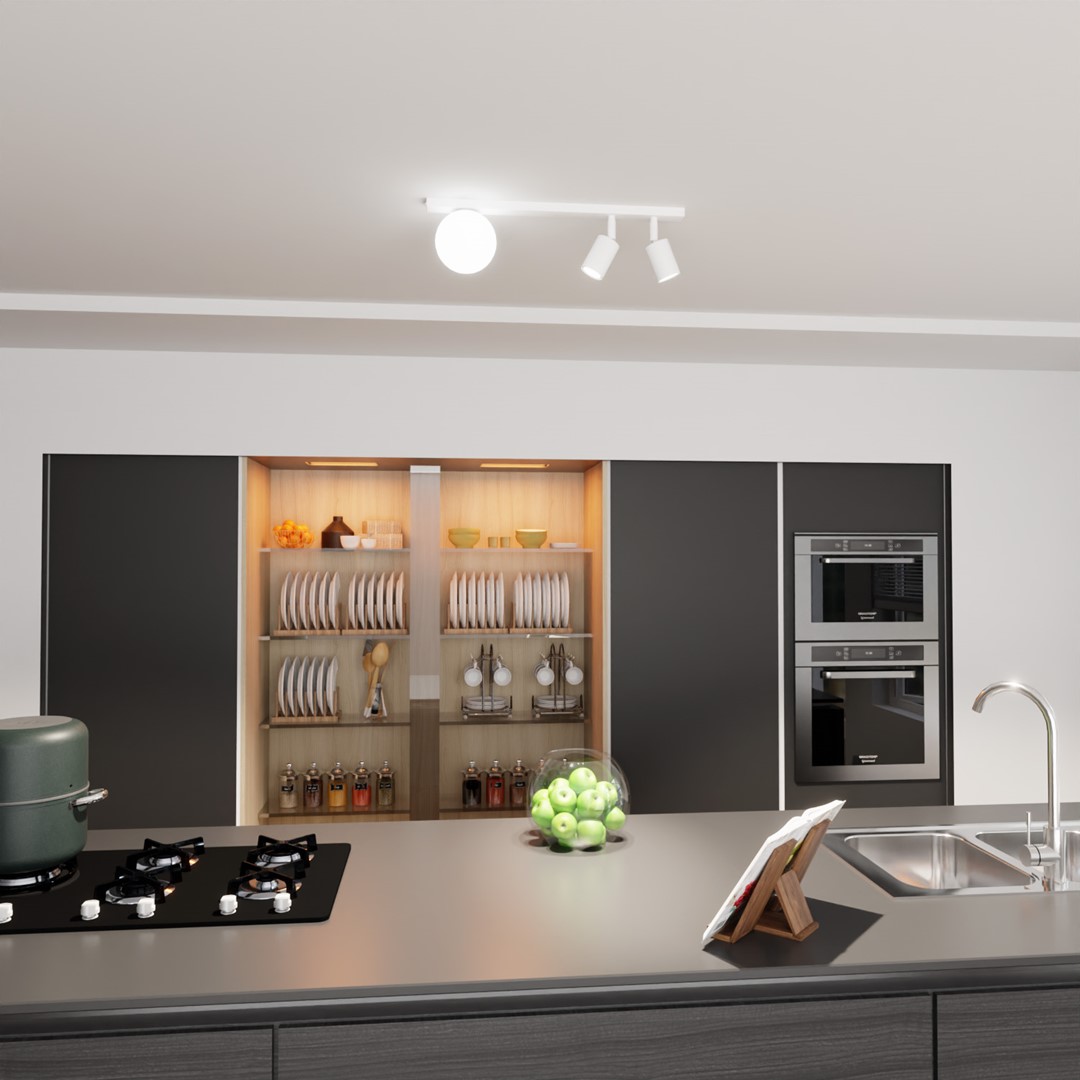 Plafondlamp Coobar Zwart Ø14 cm - Afbeelding 5
