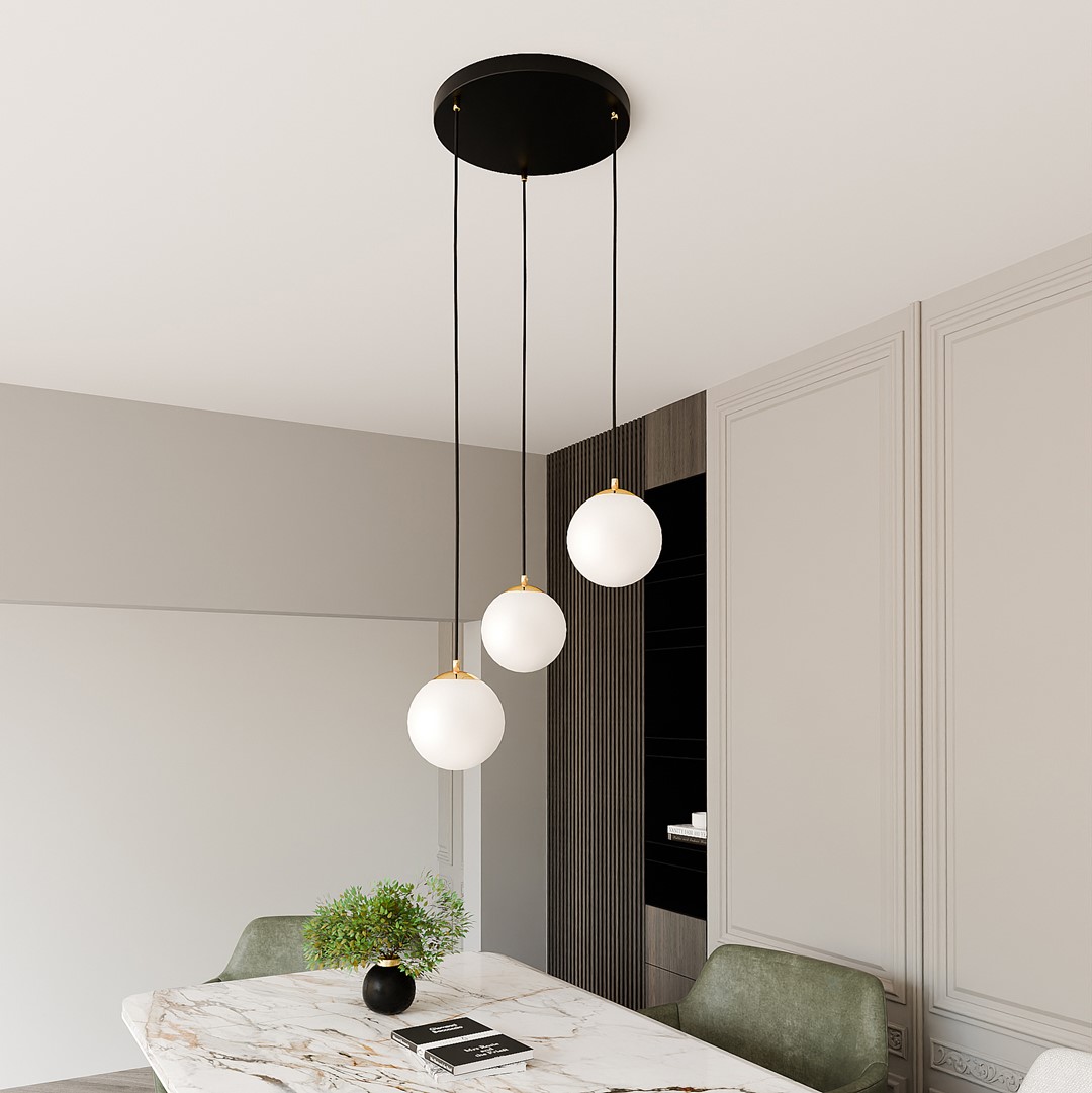 Hanglamp Melane Zwart Ø14 cm - Afbeelding 5