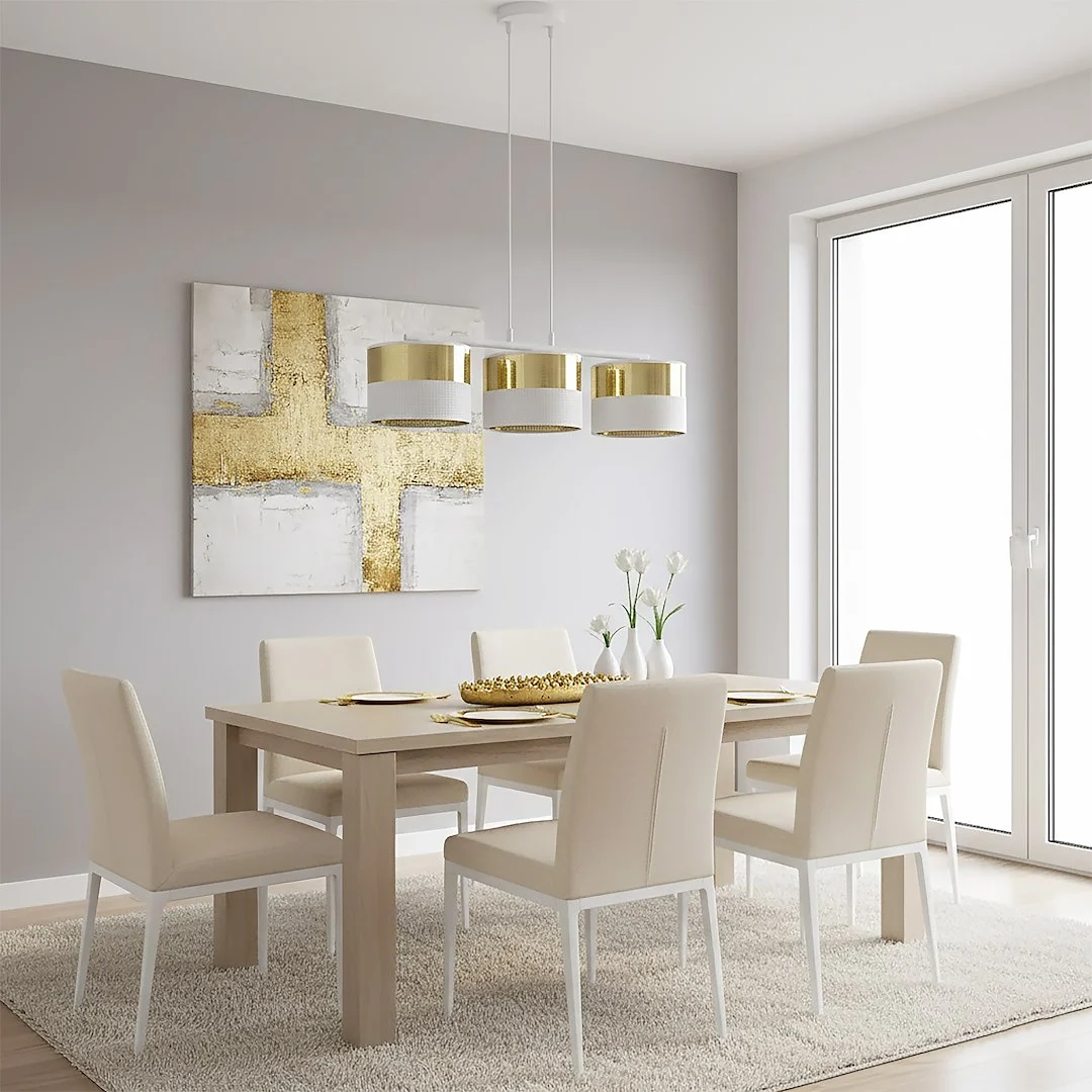 Hanglamp Traarnond Wit Ø20 cm - Afbeelding 5