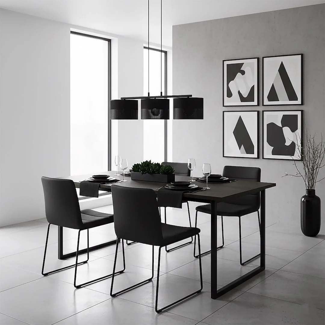 Hanglamp Fluvel Zwart Ø20 cm - Afbeelding 5
