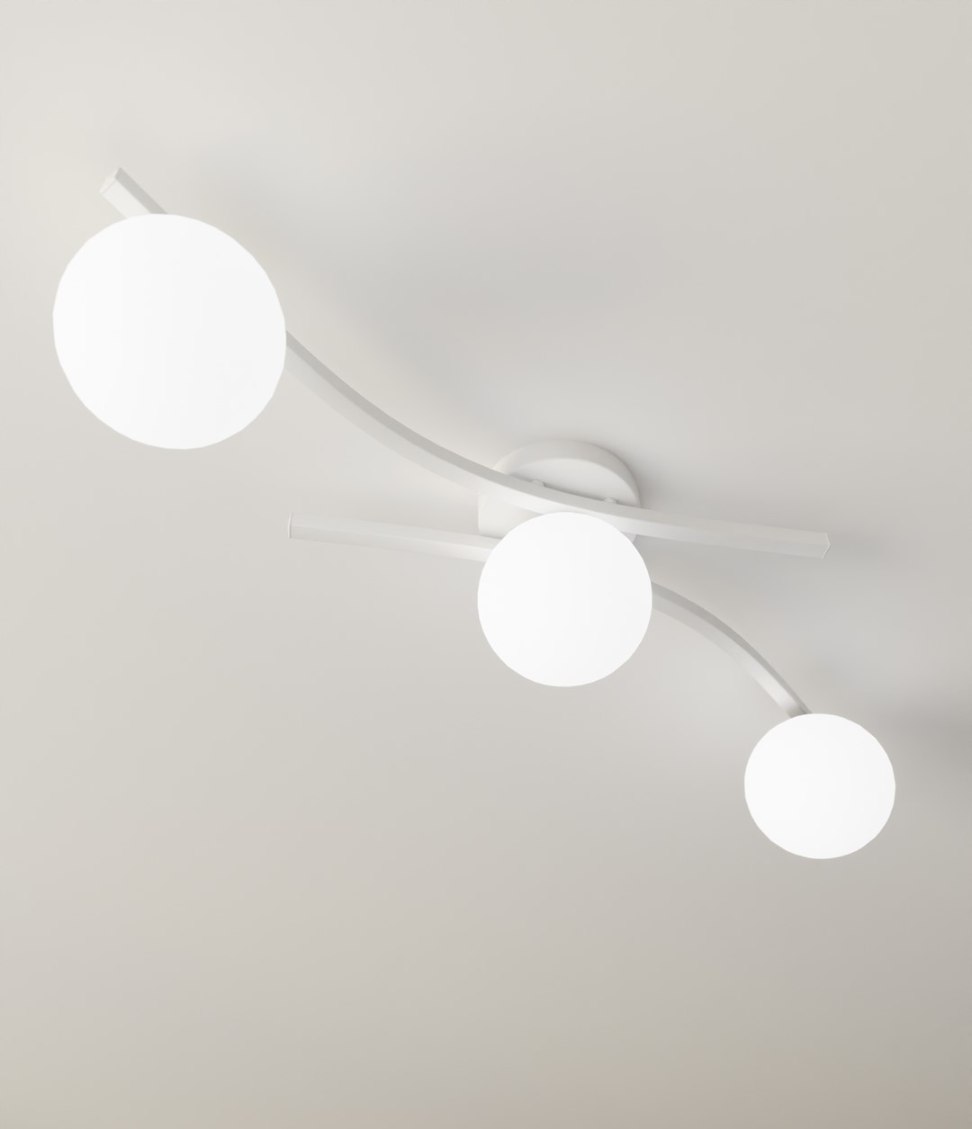 Plafondlamp Vanira Wit Ø15 cm - Afbeelding 5