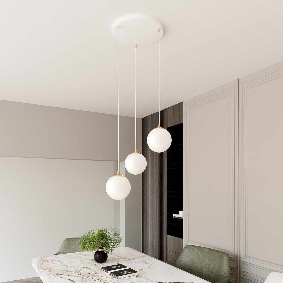 Hanglamp Noodis Wit Ø14 cm - Afbeelding 5