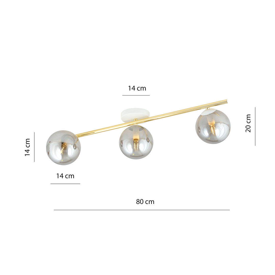 Plafondlamp Vaammona Wit Ø14 cm - Afbeelding 5