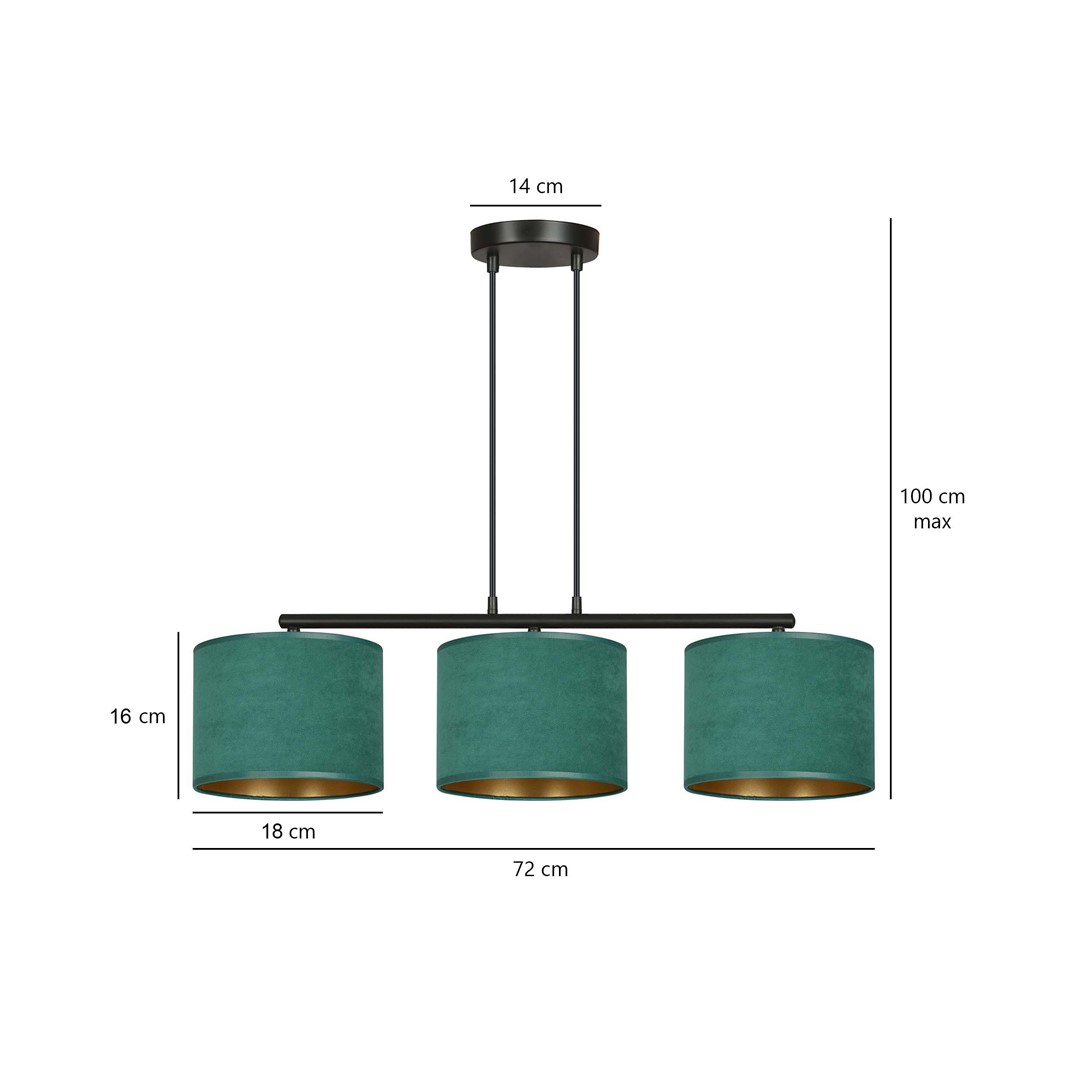 Hanglamp Zulline Zwart Ø20 cm - Afbeelding 5
