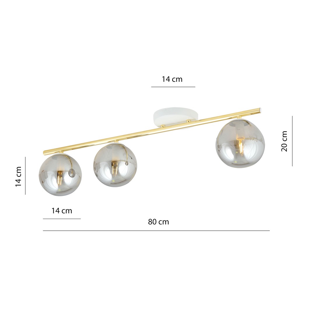 Plafondlamp Keinnal Wit Ø14 cm - Afbeelding 5