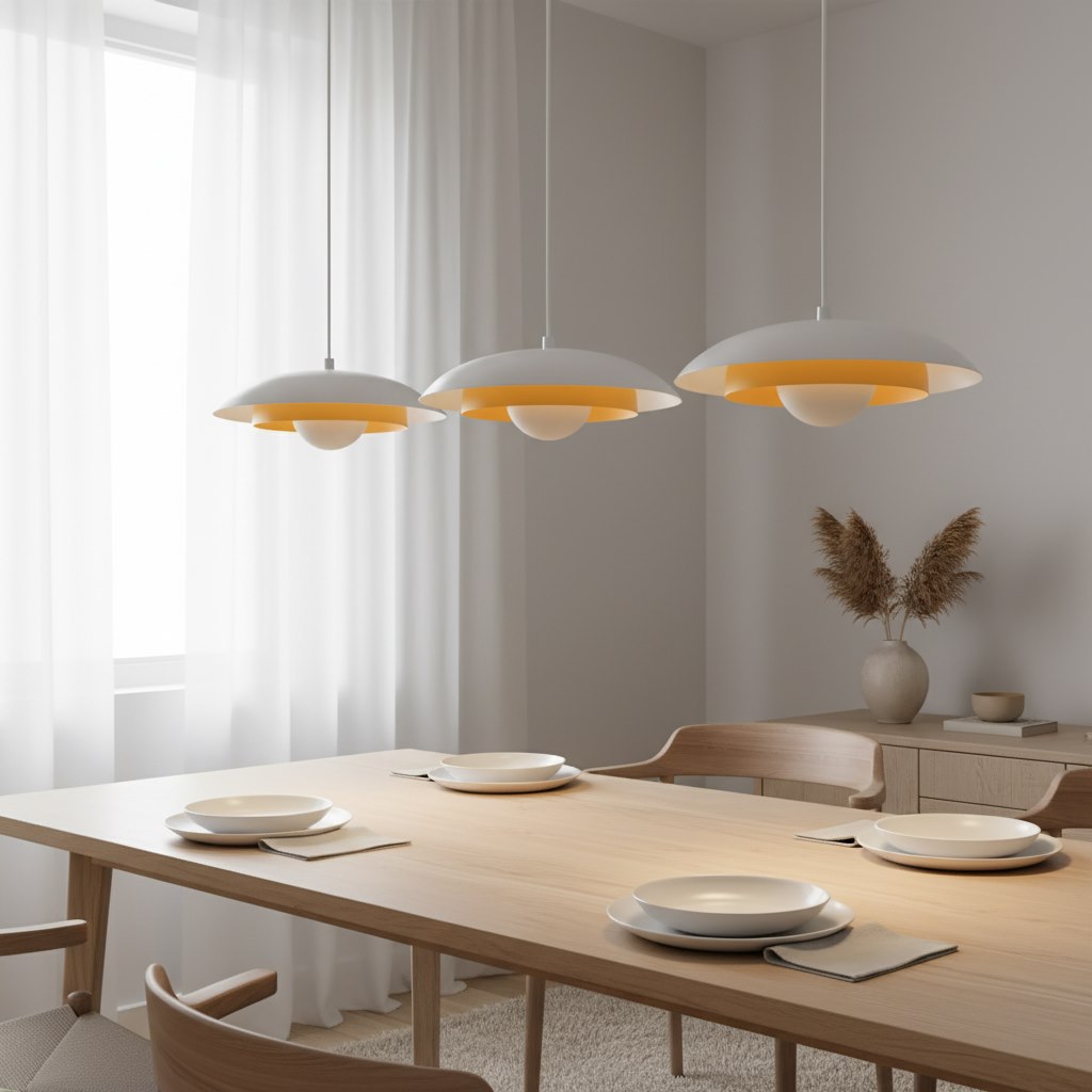 Hanglamp Gilto Wit Ø10 cm - Afbeelding 5