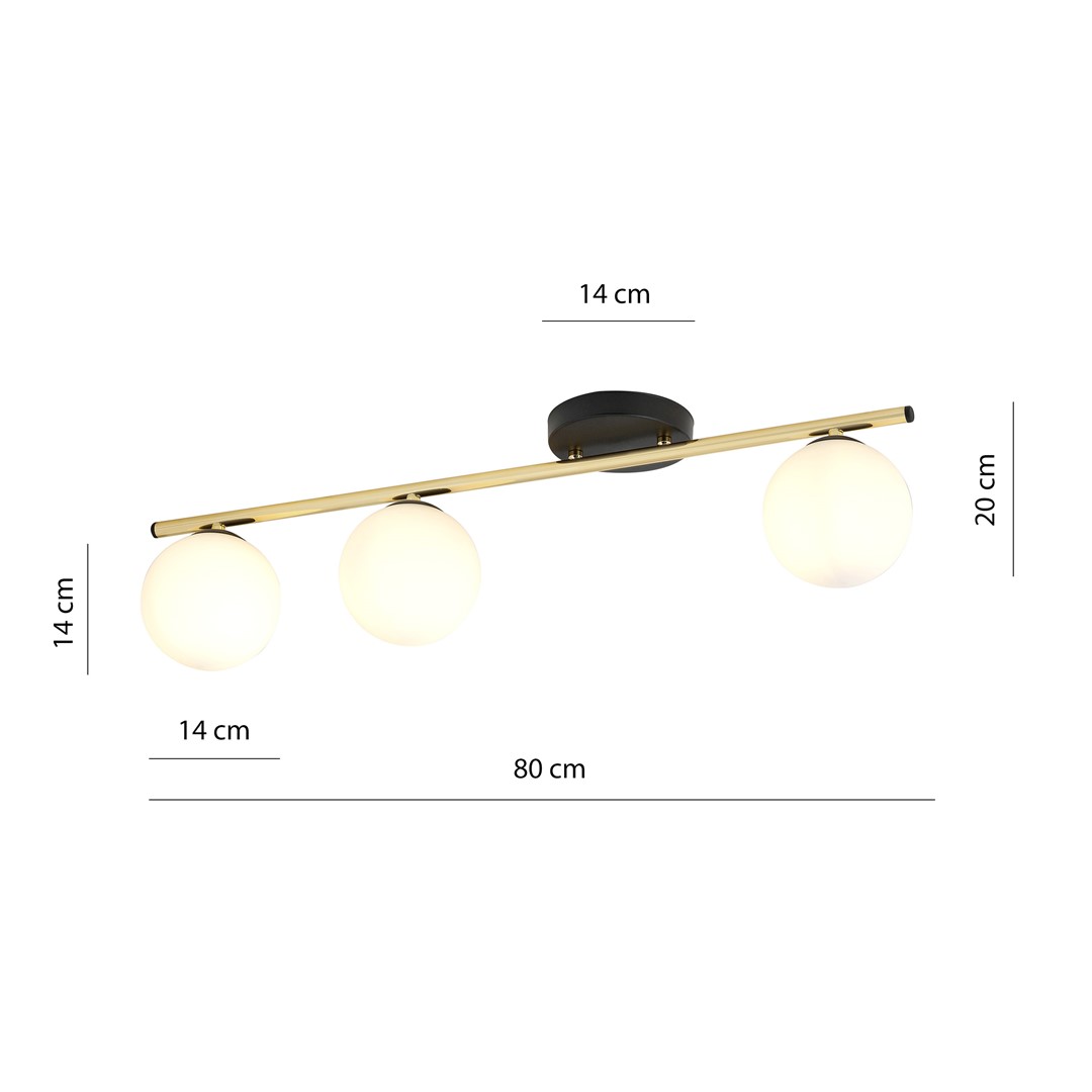 Plafondlamp Deindund Zwart Ø14 cm - Afbeelding 5