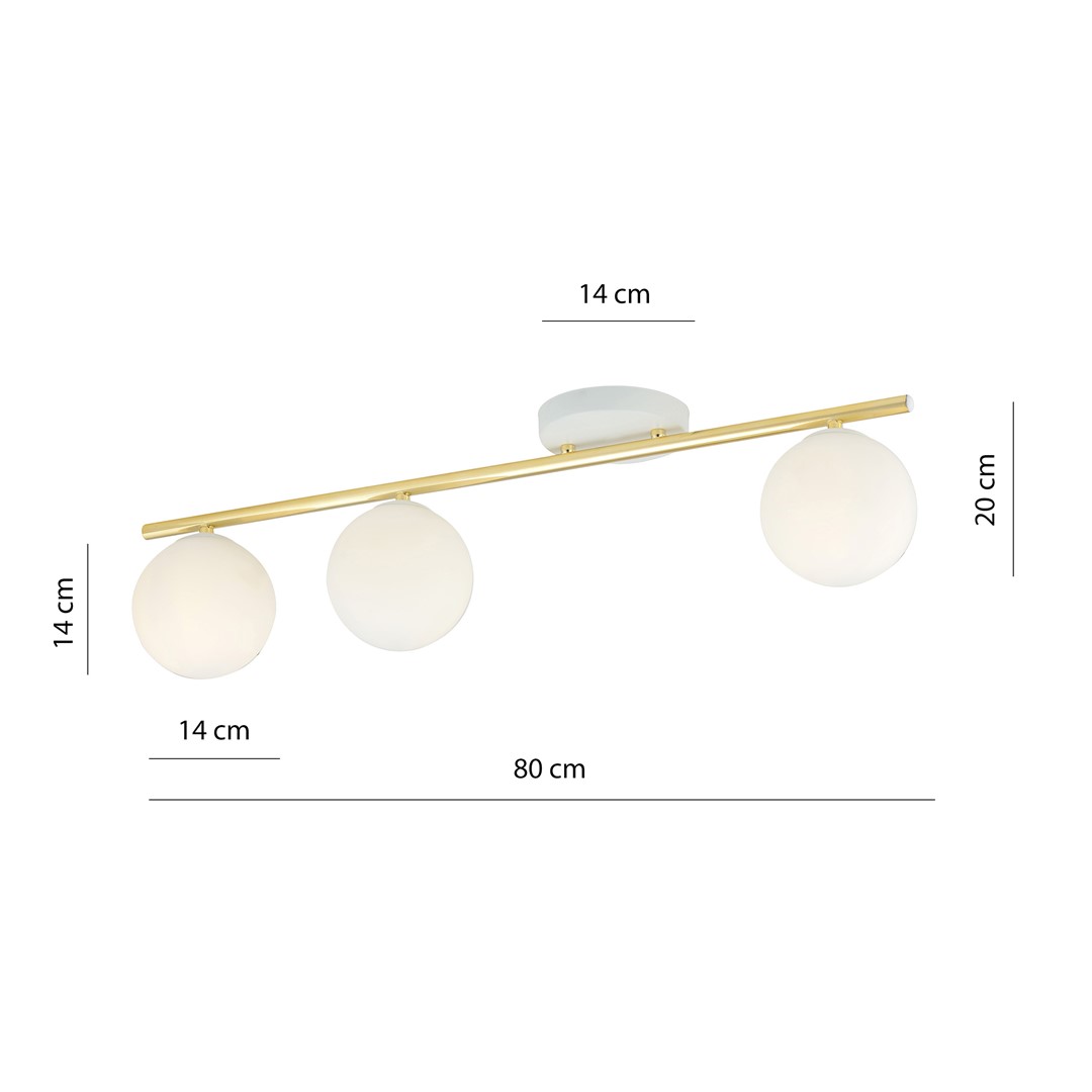 Plafondlamp Kyoto Wit Ø14 cm - Afbeelding 5