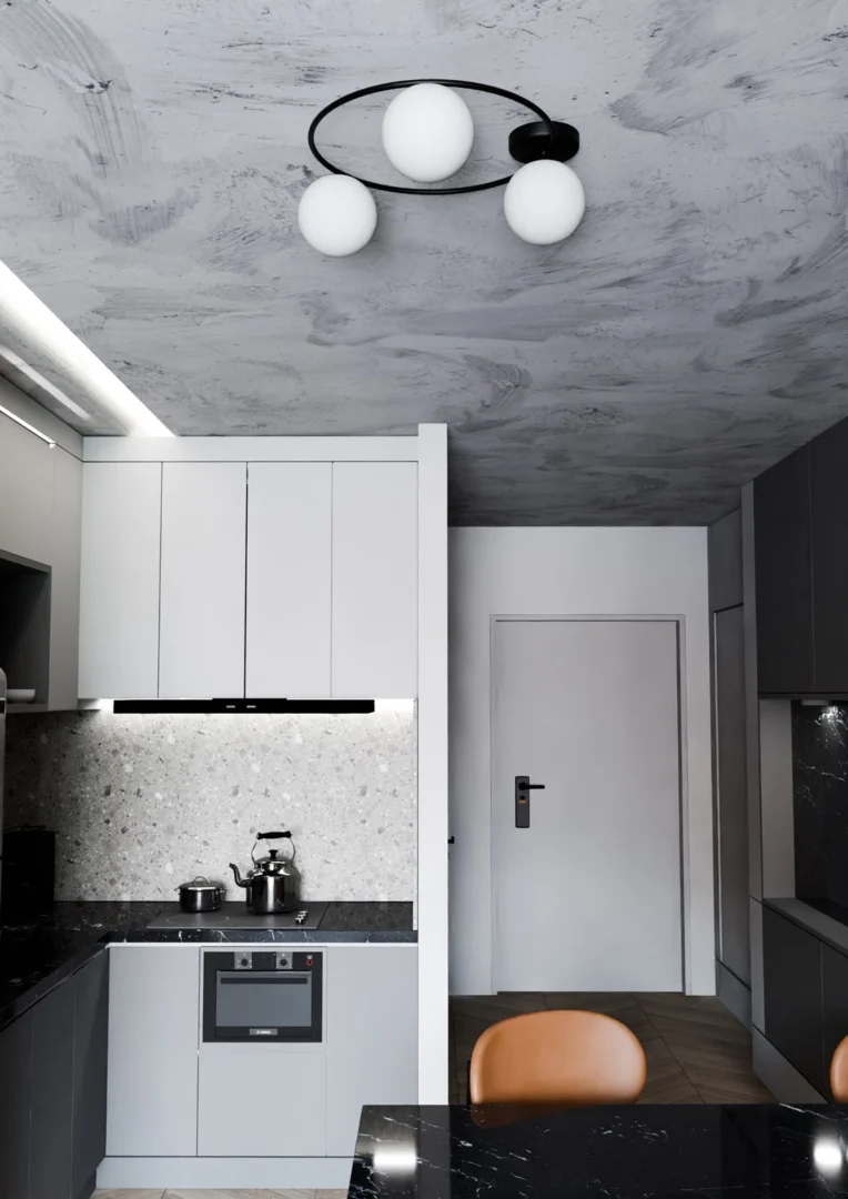 Plafondlamp Launtia Ø14 zwart staal - Afbeelding 5