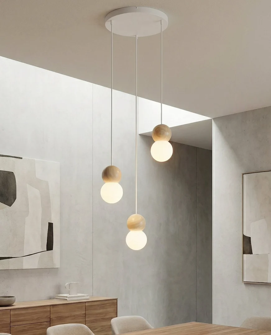Hanglamp Cummero Wit Ø10 cm - Afbeelding 5