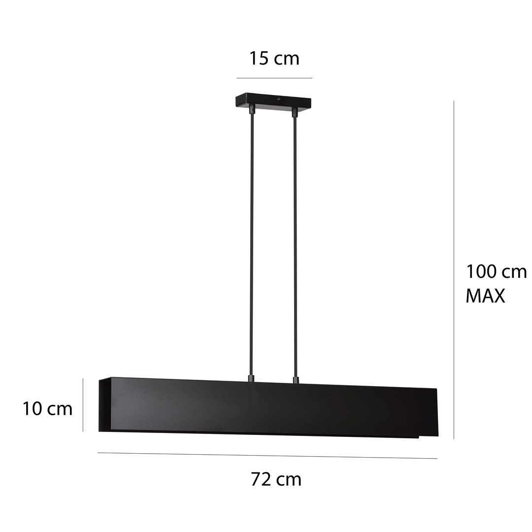 Hanglamp Trautir Zwart - Afbeelding 5