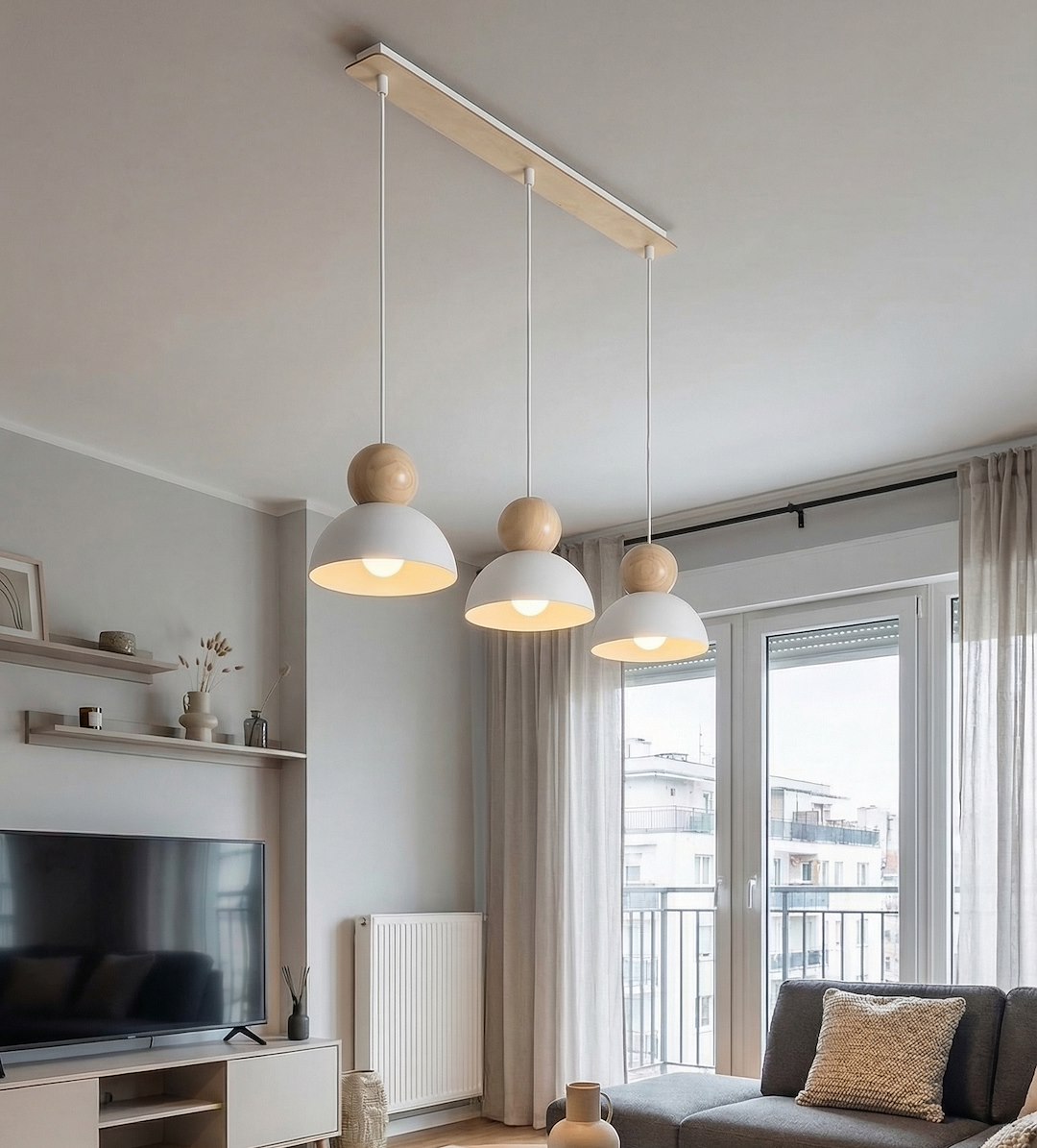 Hanglamp Beirdan Wit - Afbeelding 5