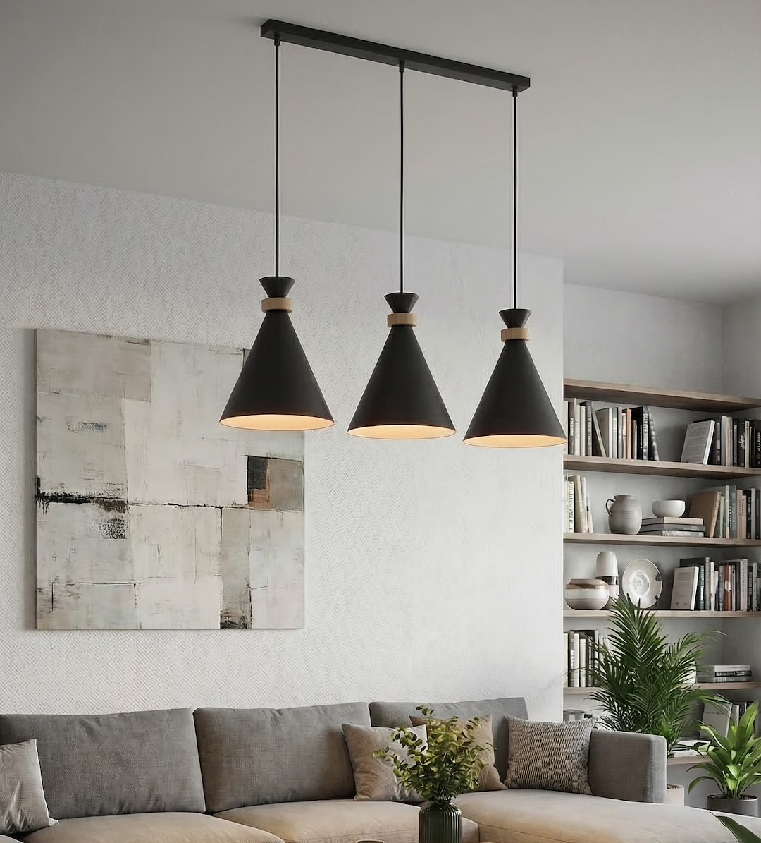 Hanglamp Ponik Zwart - Afbeelding 5