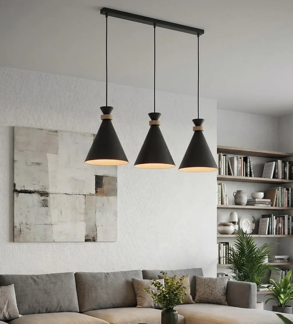 Hanglamp Ponik Zwart - Afbeelding 5
