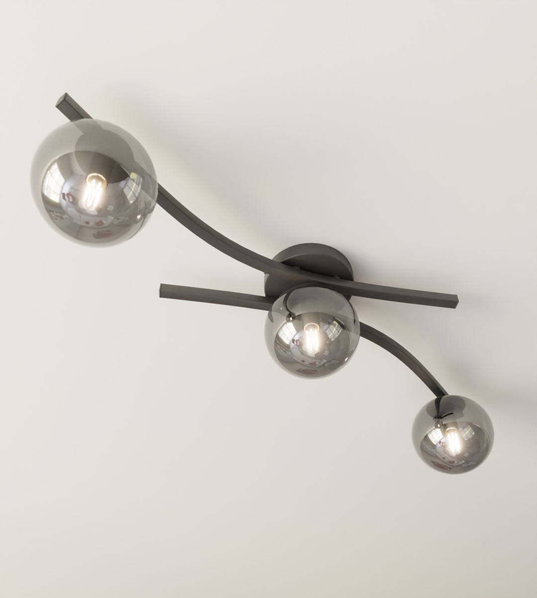 Plafondlamp Vidar Zwart Ø15 cm - Afbeelding 5