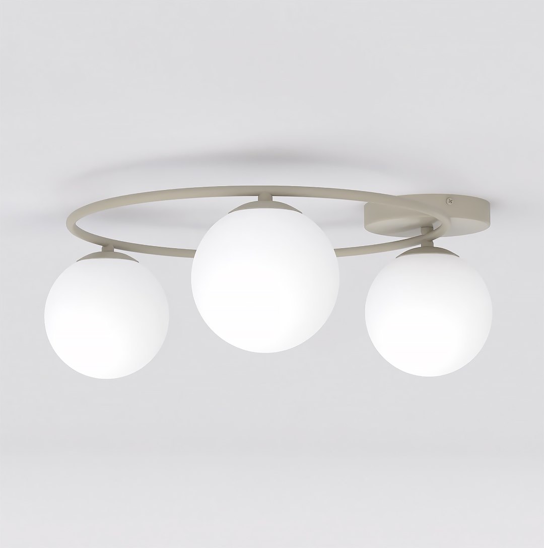 Plafondlamp Lierdoro Beige Ø14 cm - Afbeelding 6