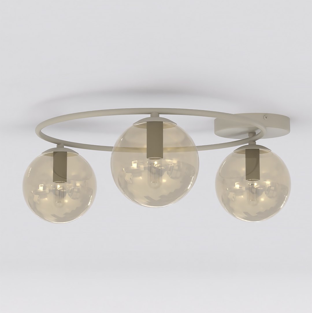 Plafondlamp Traasir Beige Ø14 cm - Afbeelding 6