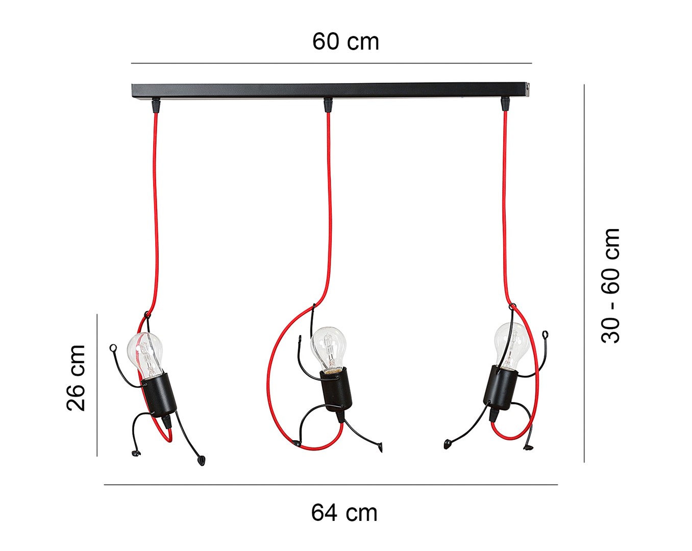 Hanglamp Tientun Zwart - Afbeelding 6