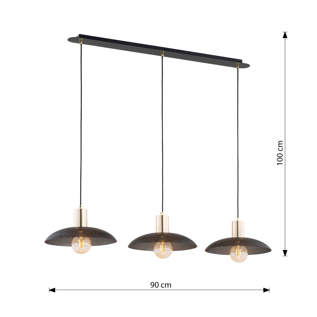 Kroonluchter Kardello Zwart Ø30 cm - Afbeelding 6