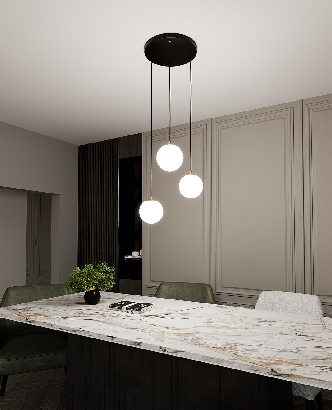 Hanglamp Melane Zwart Ø14 cm - Afbeelding 6