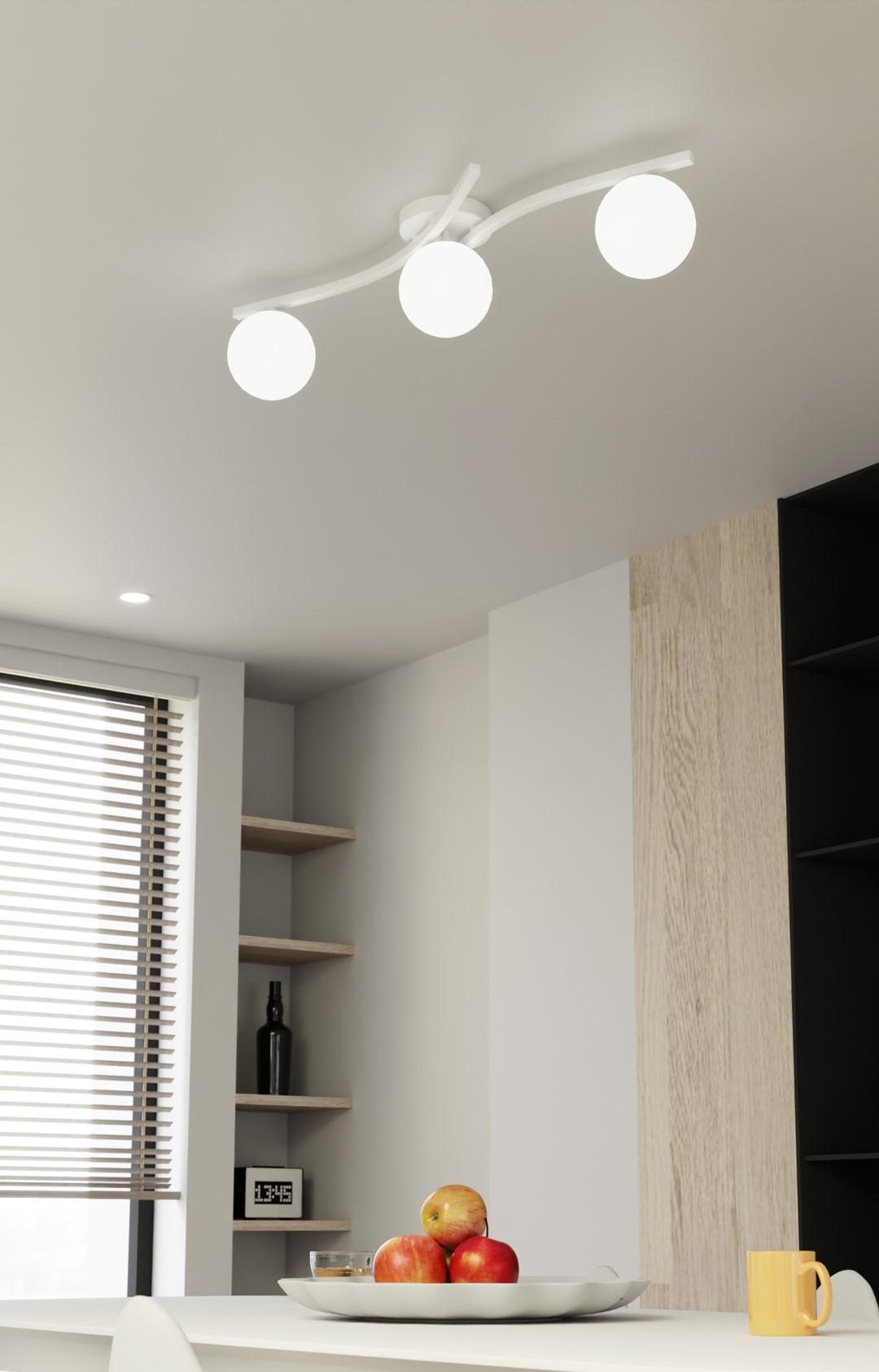 Plafondlamp Vanira Wit Ø15 cm - Afbeelding 6