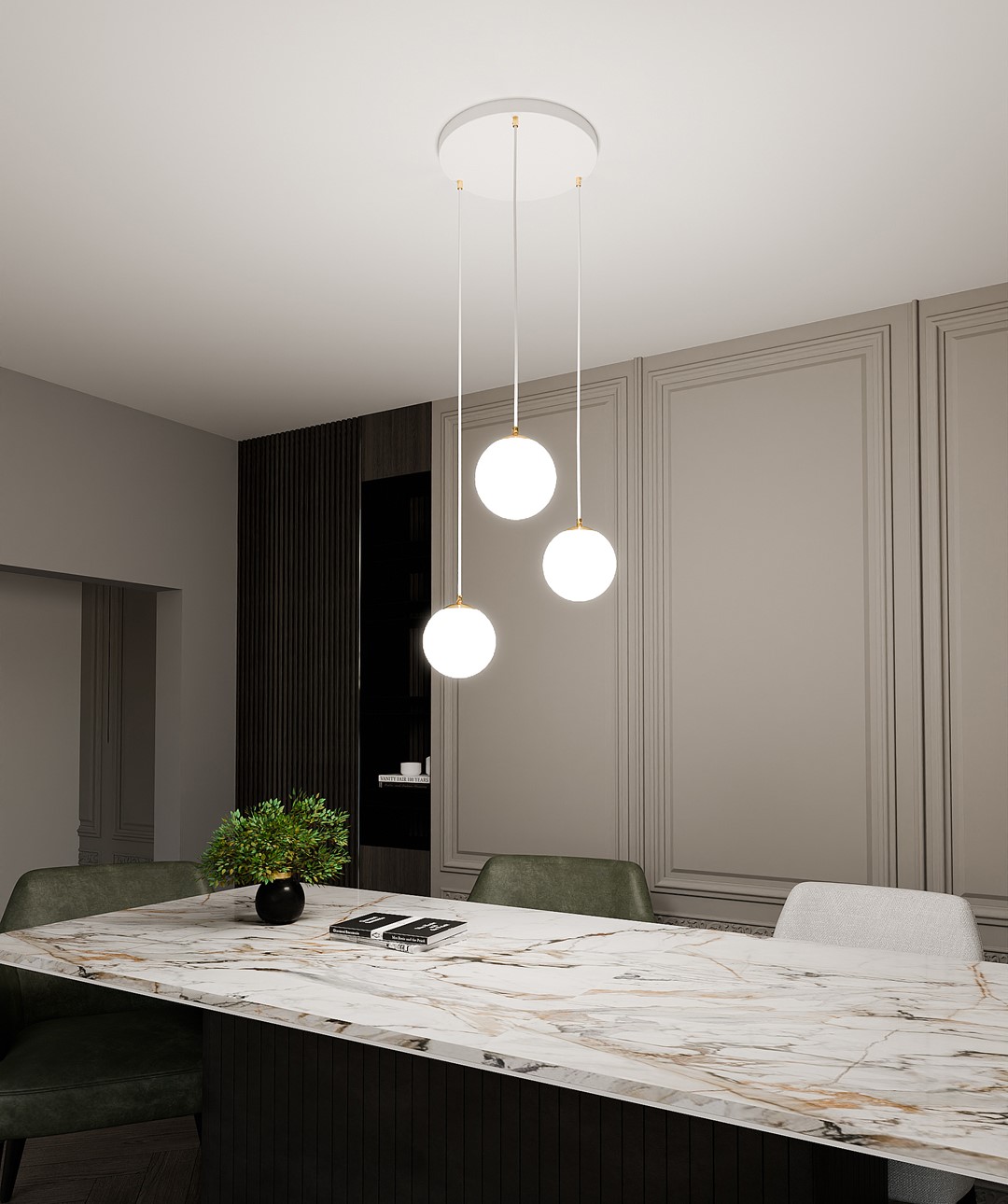 Hanglamp Noodis Wit Ø14 cm - Afbeelding 6