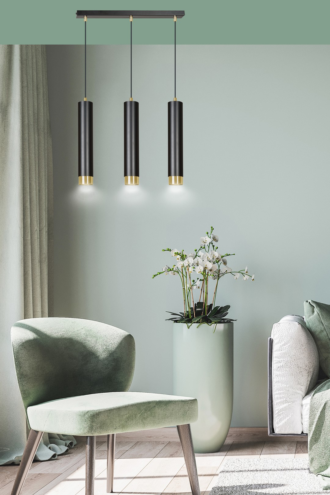 Hanglamp Interlaken Zwart - Afbeelding 6