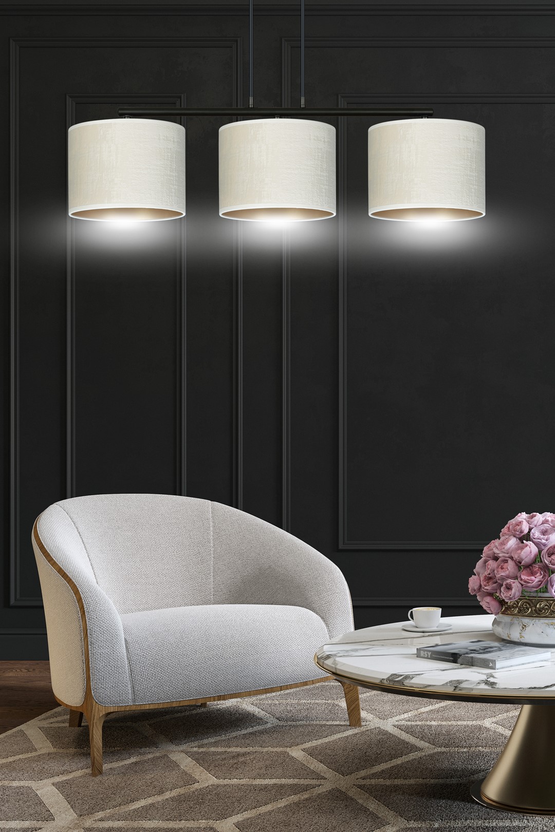Hanglamp Vaansia Zwart Ø20 cm - Afbeelding 6