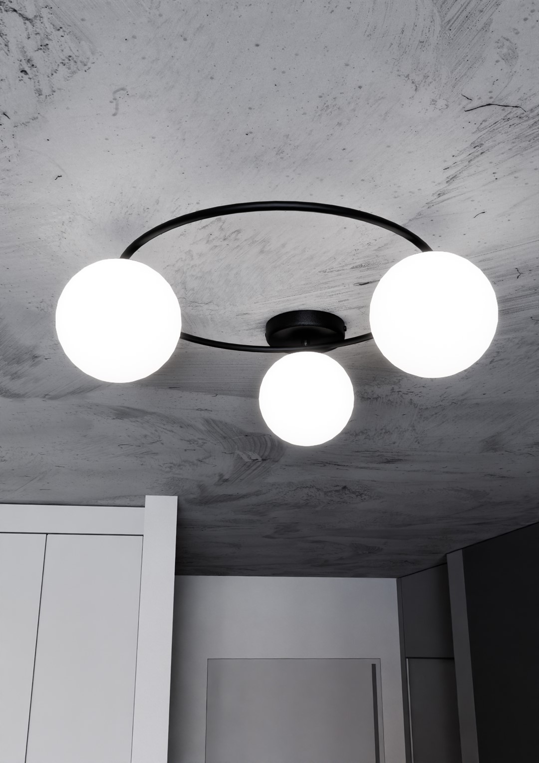 Plafondlamp Launtia Zwart Ø14 cm - Afbeelding 6