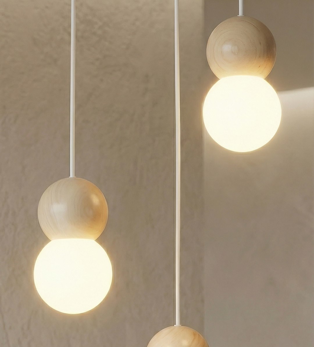 Hanglamp Cummero Wit Ø10 cm - Afbeelding 6