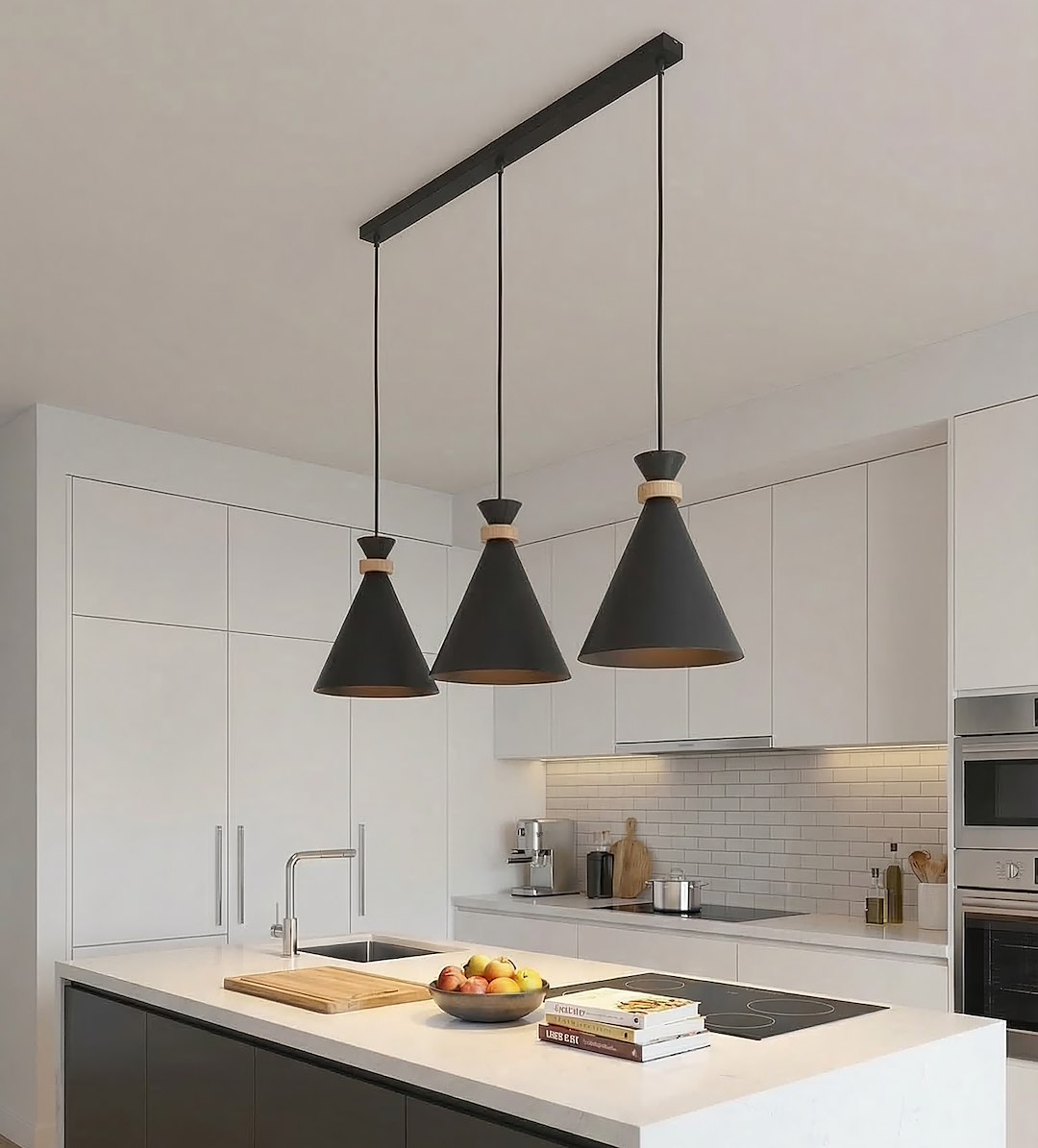 Hanglamp Ponik Zwart - Afbeelding 6