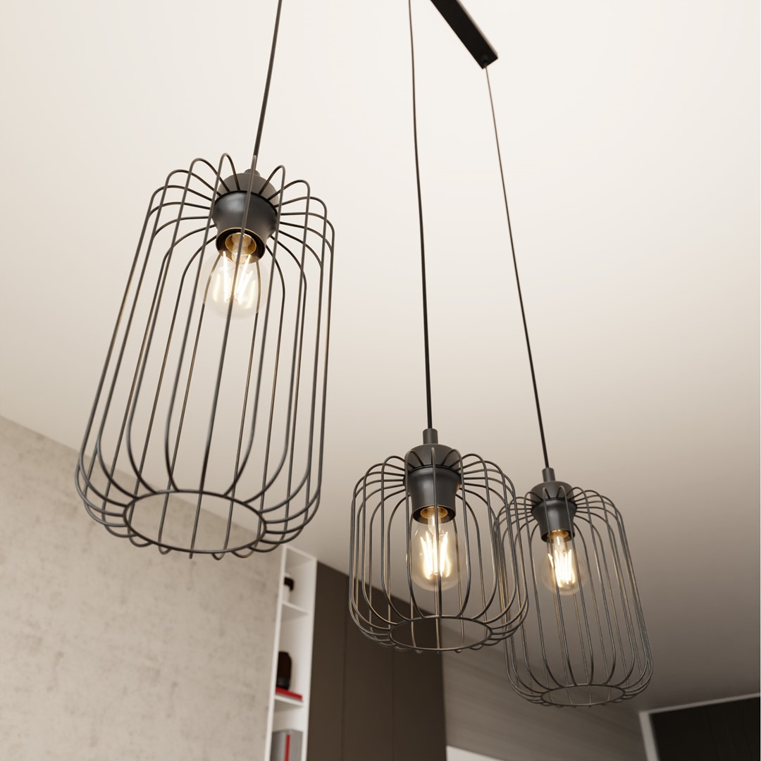 Hanglamp Zaunos Zwart Ø16 cm - Afbeelding 6