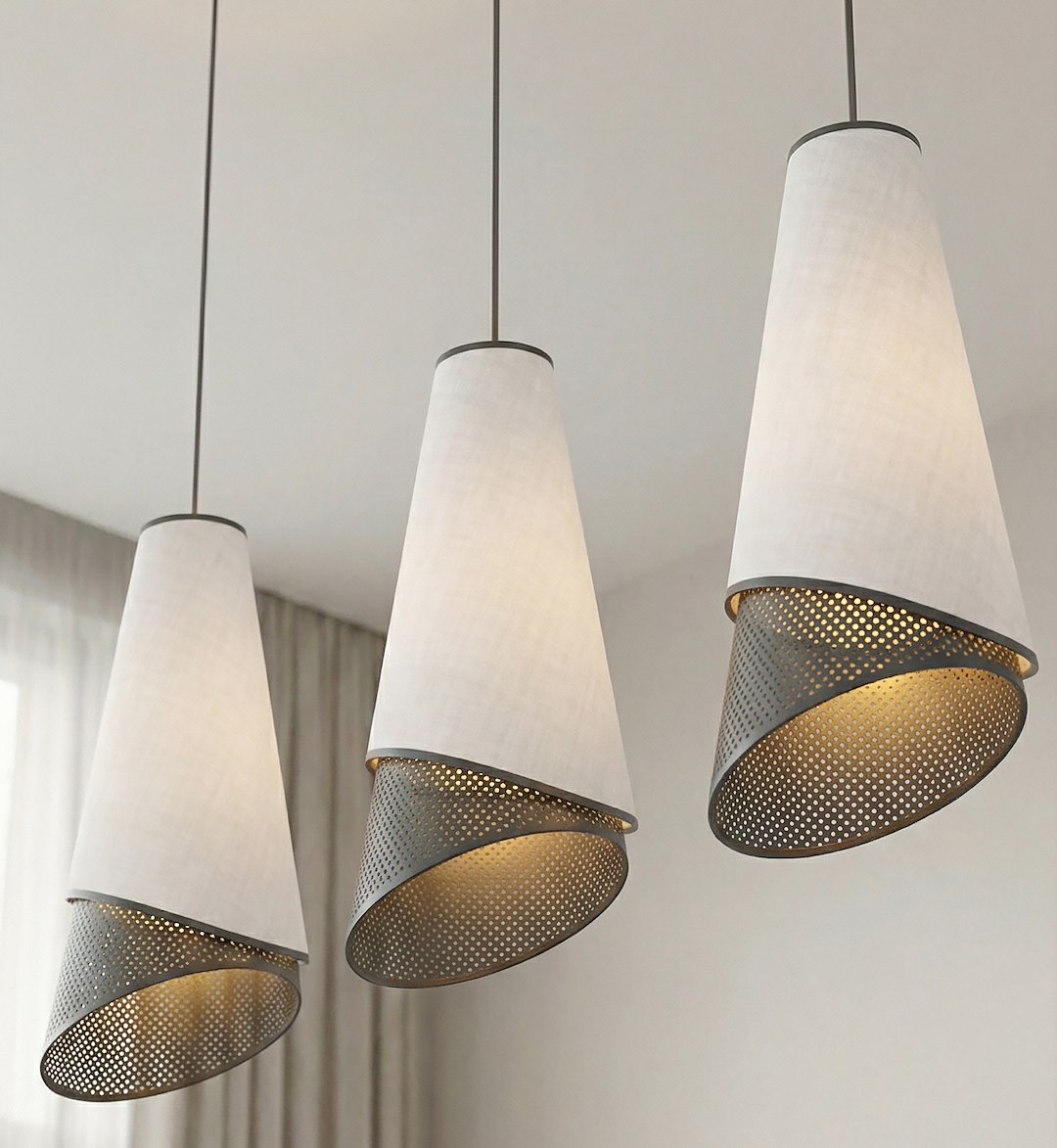 Hanglamp Nierund Zwart Ø20 cm - Afbeelding 6