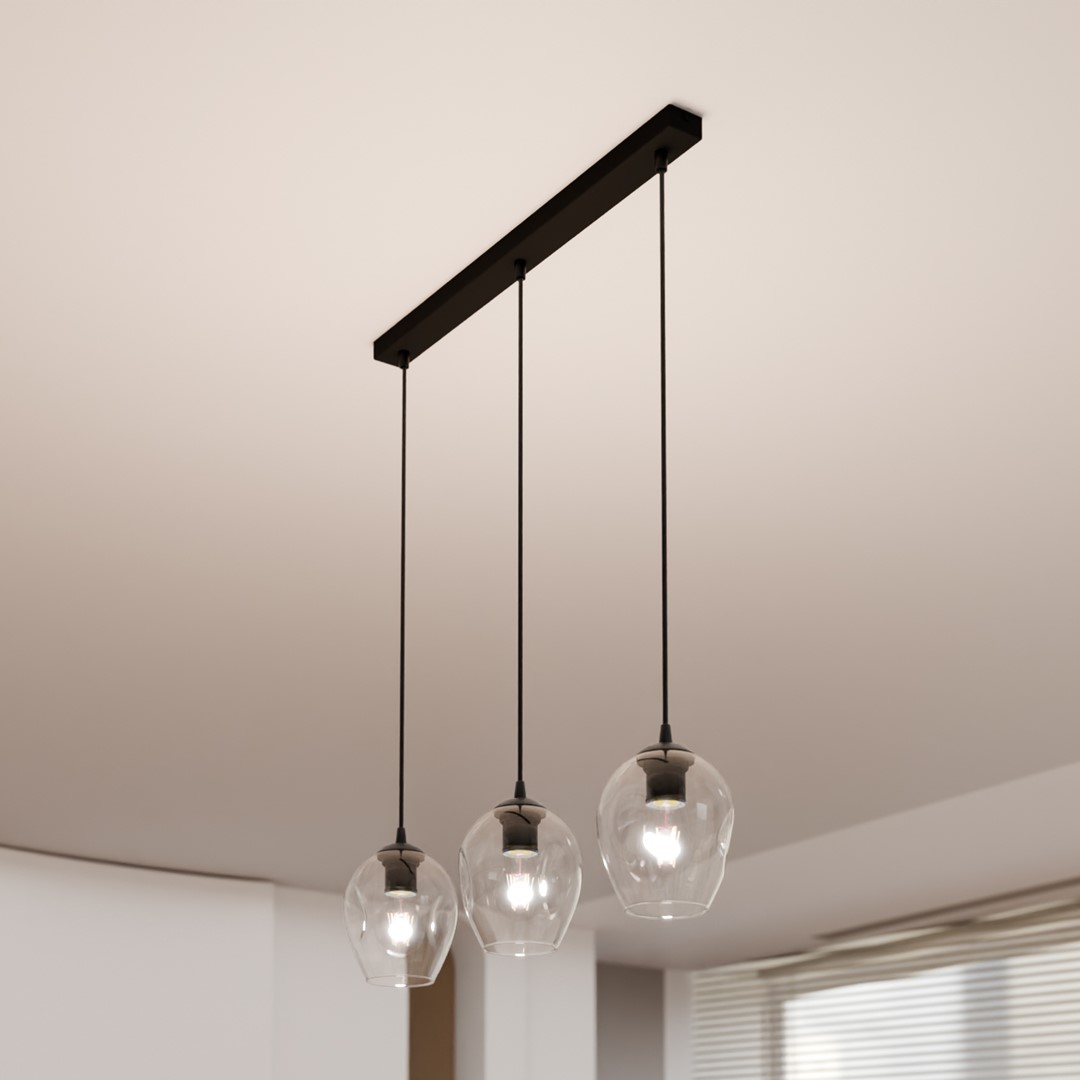 Hanglamp Flimmesta Zwart Ø14 cm - Afbeelding 7