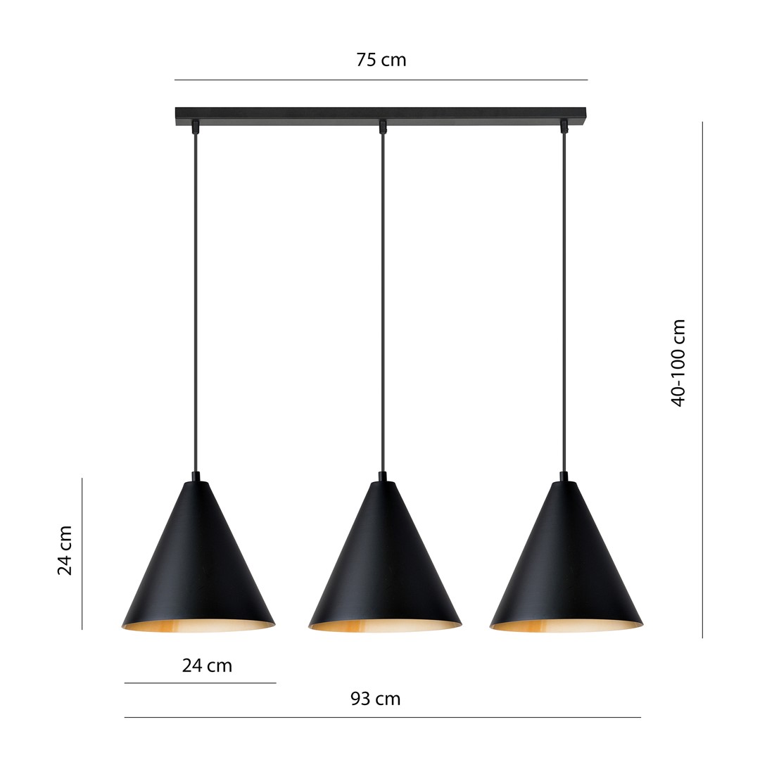 Hanglamp Groomman Zwart Ø23,5 cm - Afbeelding 7