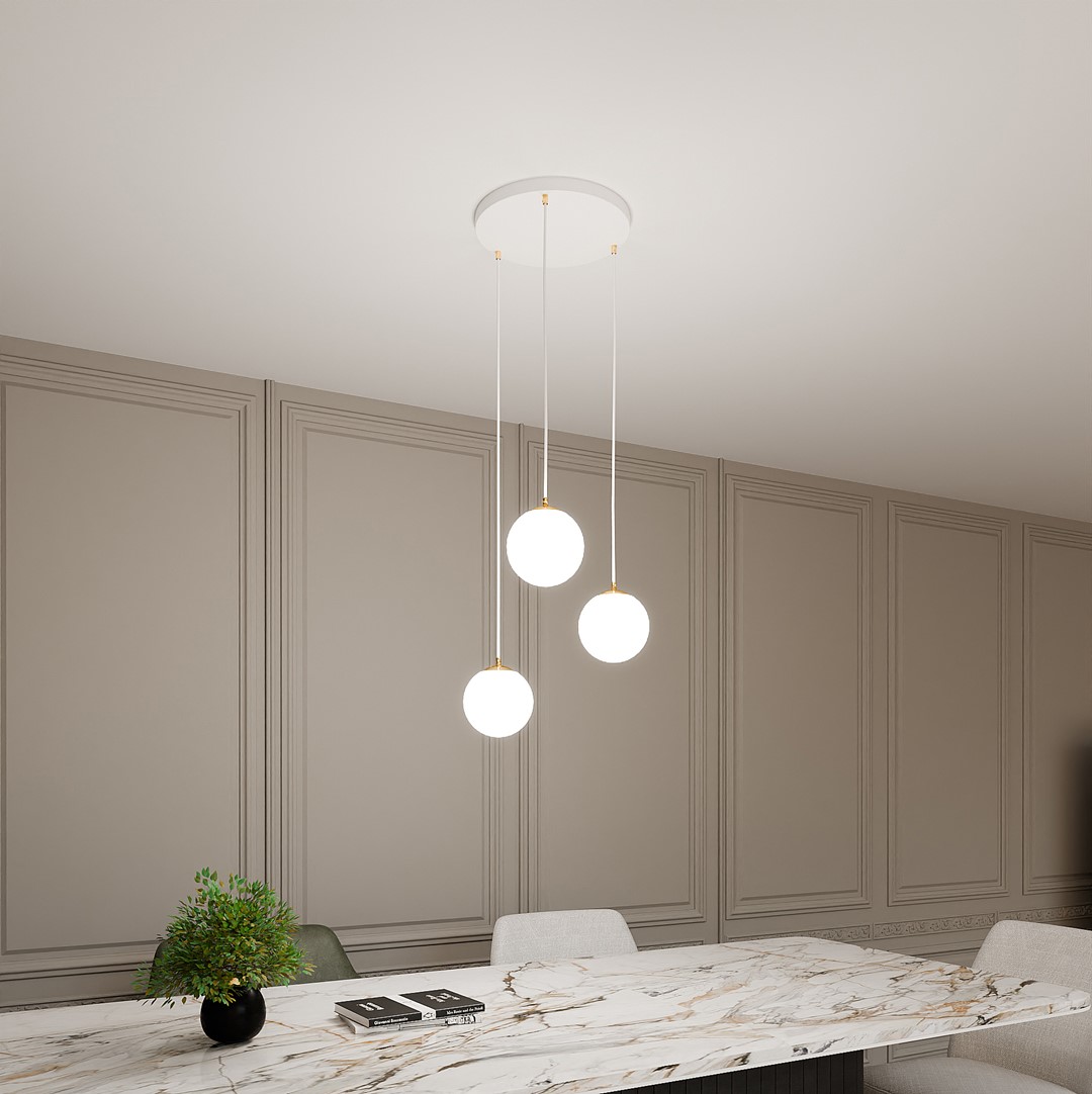 Hanglamp Noodis Wit Ø14 cm - Afbeelding 7