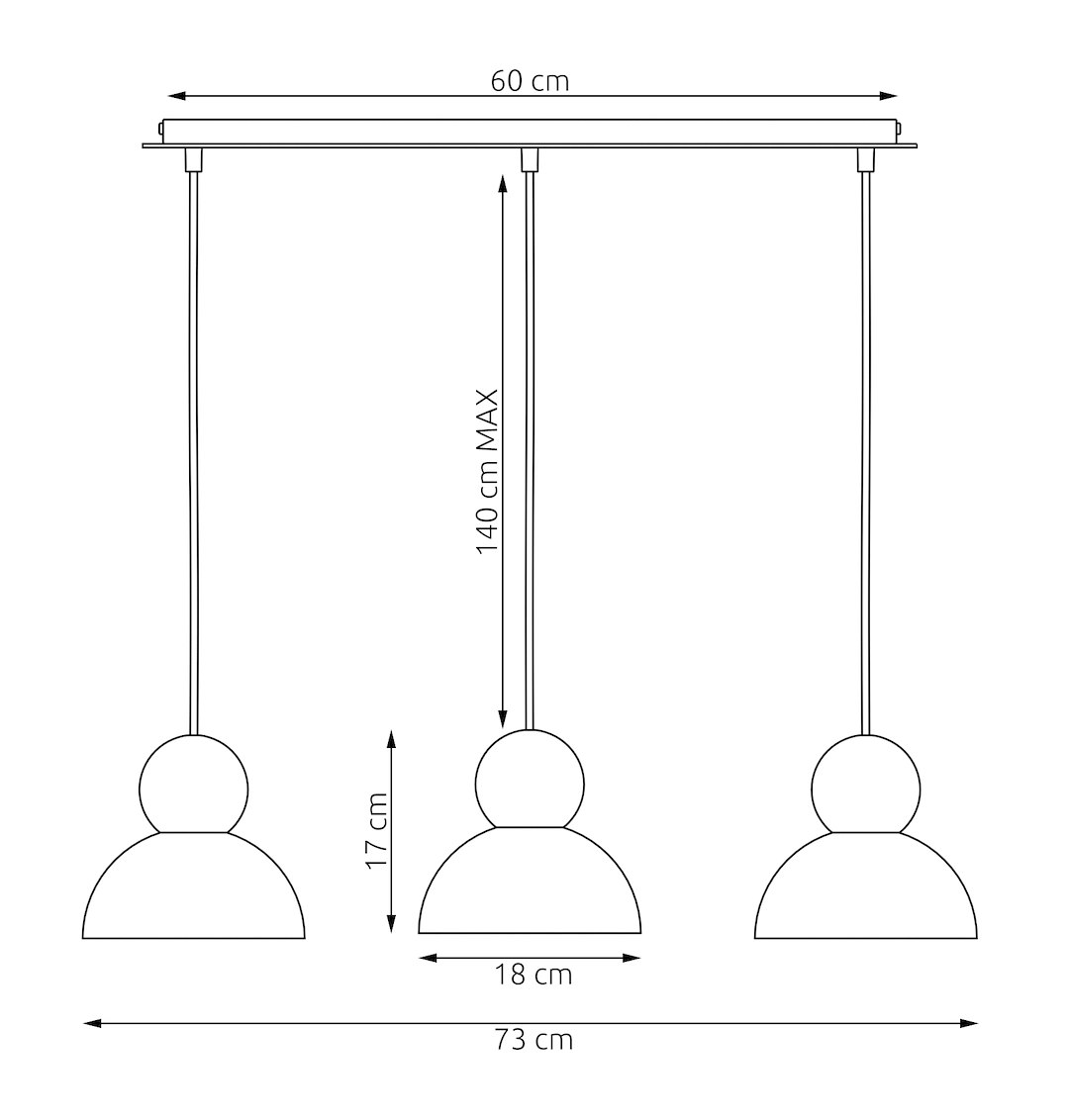 Hanglamp Viennas Zwart - Afbeelding 7