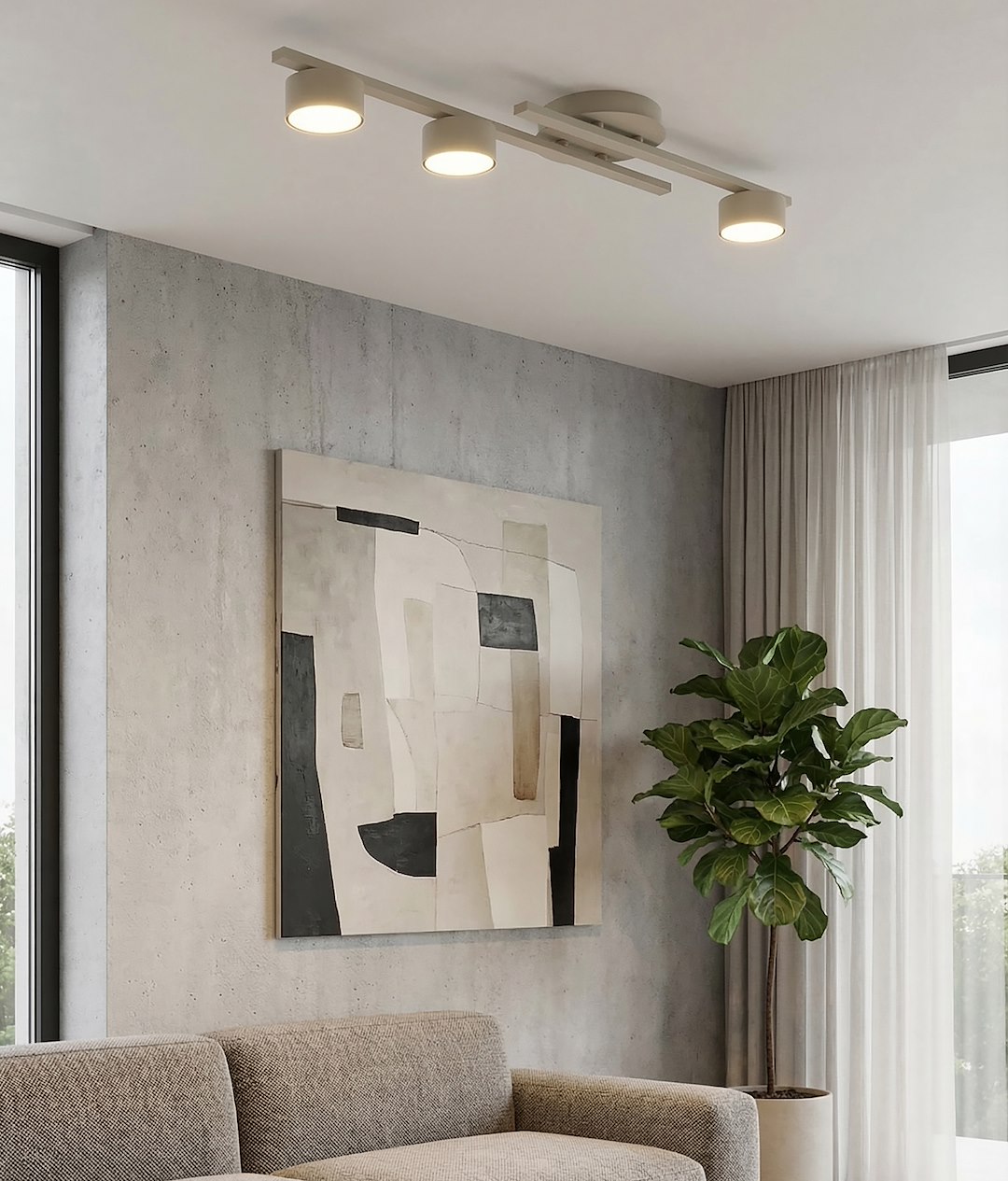 Plafondlamp Meensund Beige - Afbeelding 7