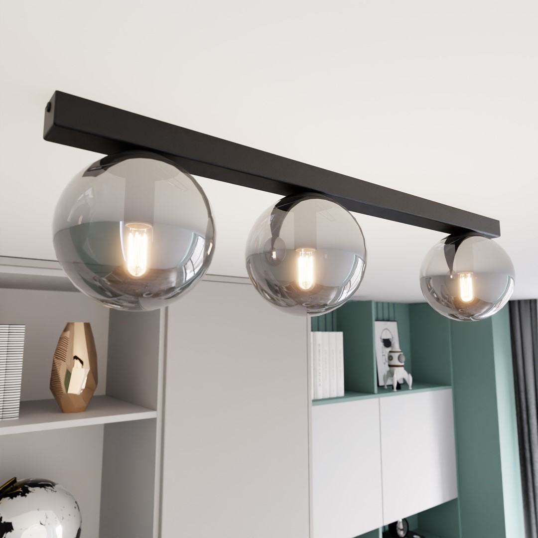 Plafondlamp Juma Zwart Ø14 cm - Afbeelding 7