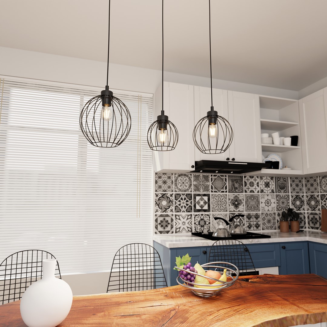 Hanglamp Bodira Zwart Ø24 cm - Afbeelding 7