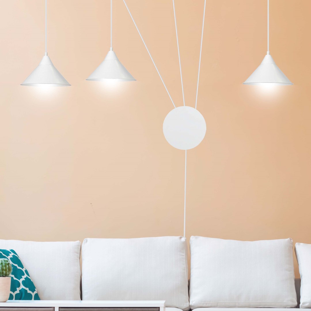 Hanglamp Prasse Wit - Afbeelding 7
