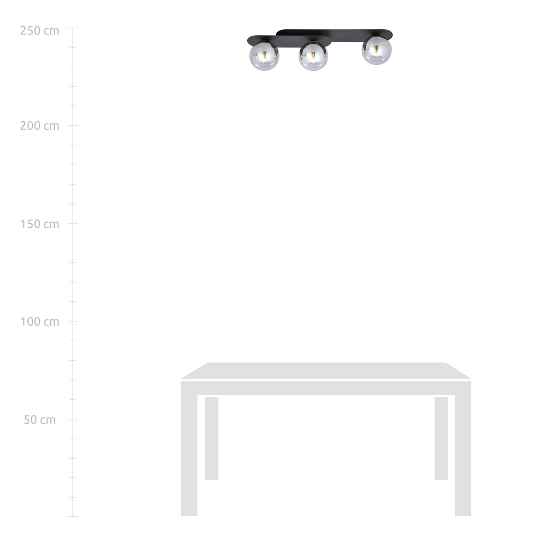 Plafondlamp Dienan Zwart Ø14 cm - Afbeelding 7