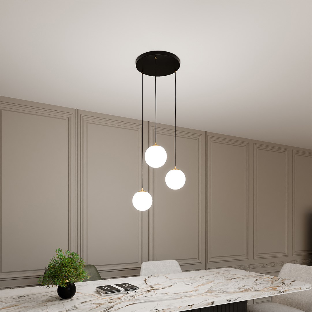Hanglamp Melane Zwart Ø14 cm - Afbeelding 7