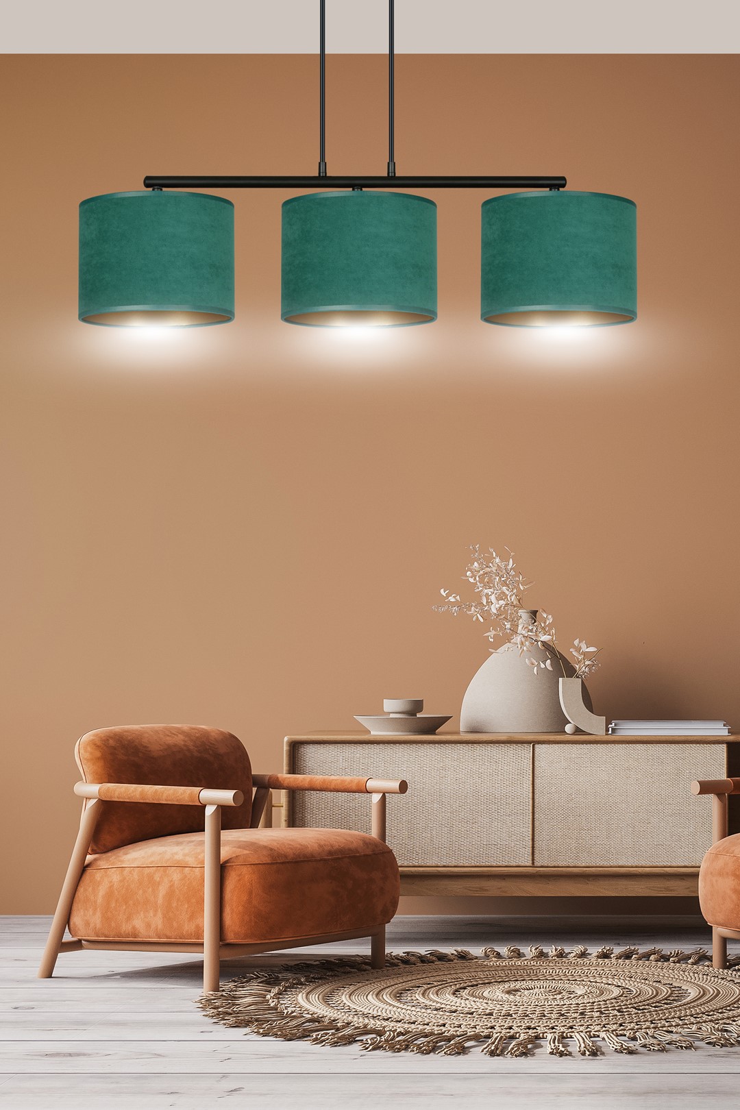 Hanglamp Zulline Zwart Ø20 cm - Afbeelding 8